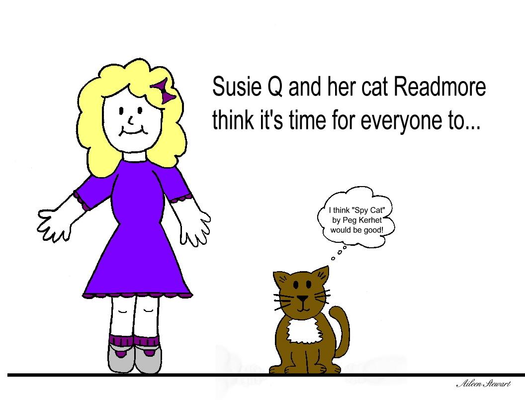Susie Q and her cat Readmore